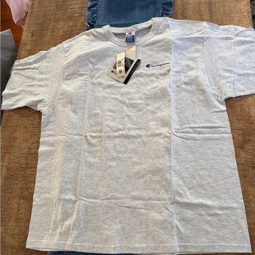 NWT Vintage Champion Gray Men's T-Shirt XXL